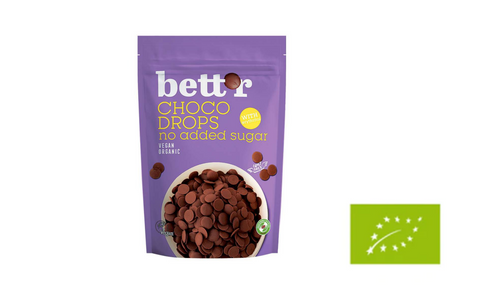 Šokolādes gabaliņi ar eritritolu BIO, 200g