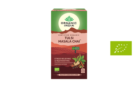 Tulsi Masala Chai tēja BIO, (O.I.), 25 tējas paciņas