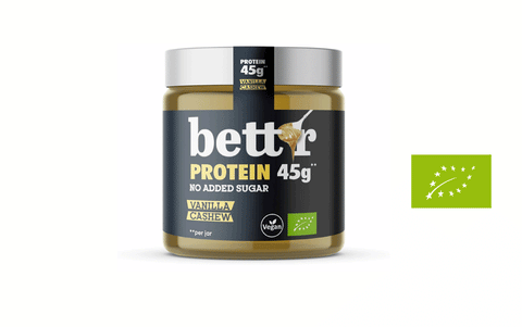 Proteīna sviests ar vaniļu un indijas riekstiem BIO, Bett'r, 250g