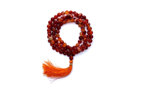 Carnelian (serdoliks) mala