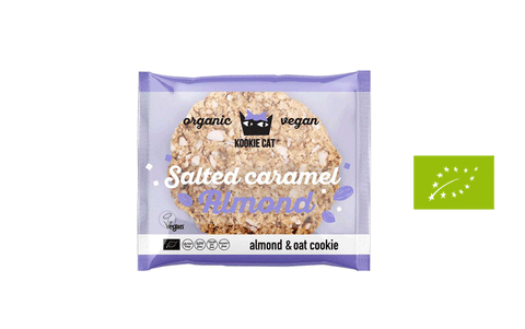 Auzu cepums ar sāļo karameli BIO, 50g