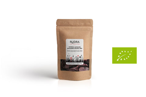 Kaltētas sarkanās jūraszāles DULSE, 50g