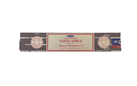 Nag Champa ar Good Vibes smaržkociņi, 15g