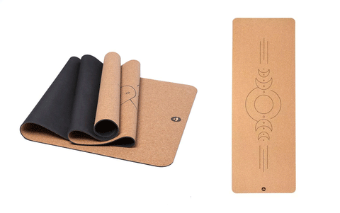 Korķa jogas paklājs (mēness), 4mm