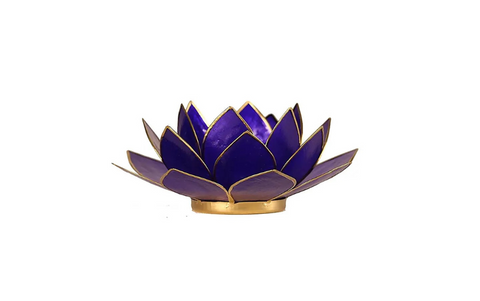 Svečturs Lotusa zieds, zelta ramītis