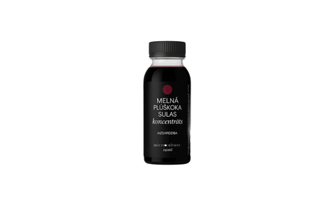 Melnā plūškoka sulas koncentrāts, 250g