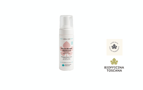 Volumising šampūns/putas matu apjomam ar Toskānas vīnogu mizām un olīvām, 150ml