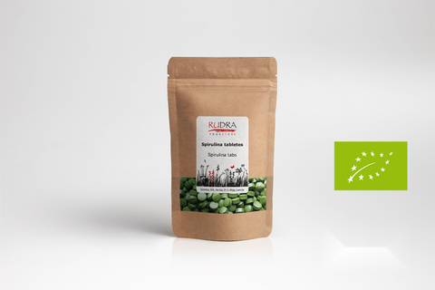 Spirulīna tabletes (Spirulina) BIO, 250g