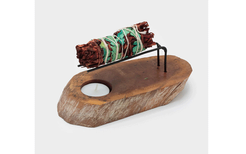 Palo santo, zāļu buntīšu (smudge) turētājs, koka