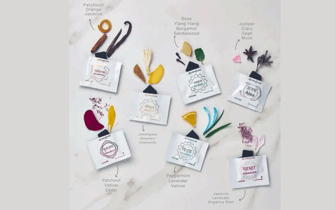 7 čakru aromātiskās plāksnītes