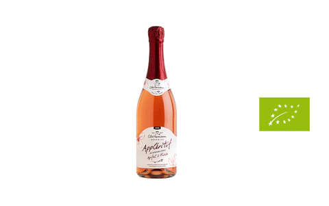 Šampanietis ābols un roze (bez alk.) BIO, 750ml