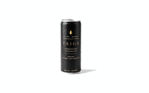 Dzirkstošs bērzu ūdens ar piparmētru TAIGA, 250ml