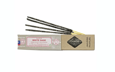 Satya White Sage Smudge Incense, 25g