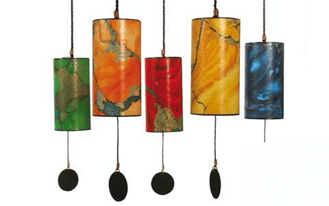 Zaphir vēja zvans (dažādu veidu)