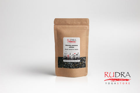 Black Sesame seeds (melnās sezama sēklas), 200g