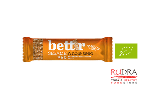 Bett'r sezama batoniņš (ar veselām sēklām), 30g