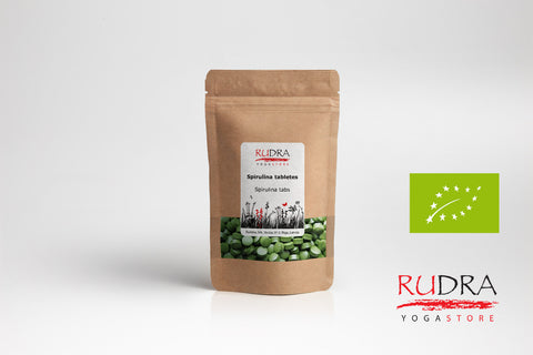 Spirulīna tabletes (Spirulina) BIO, 250g