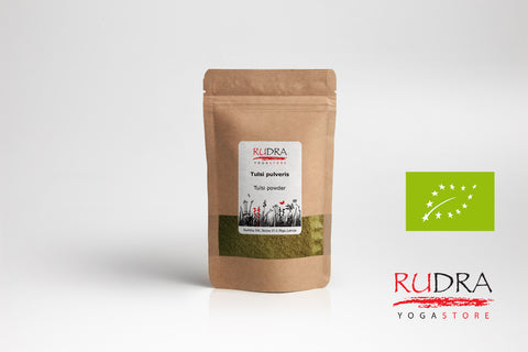 Tulsi pulveris (Tulsi Churna) BIO, 100g